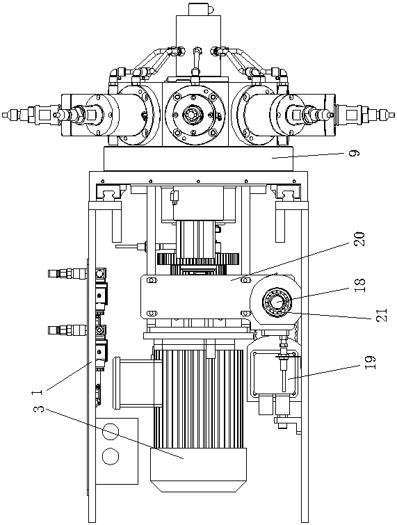 Hole punching machine and hole punching method