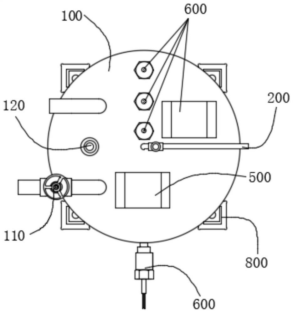 Experimental device and experimental method for cracking of heat transfer tube of steam generator