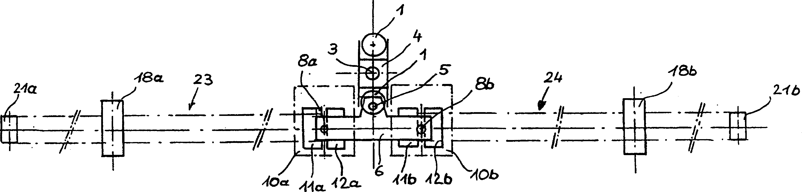 Installation for producing a hot-rolled strip