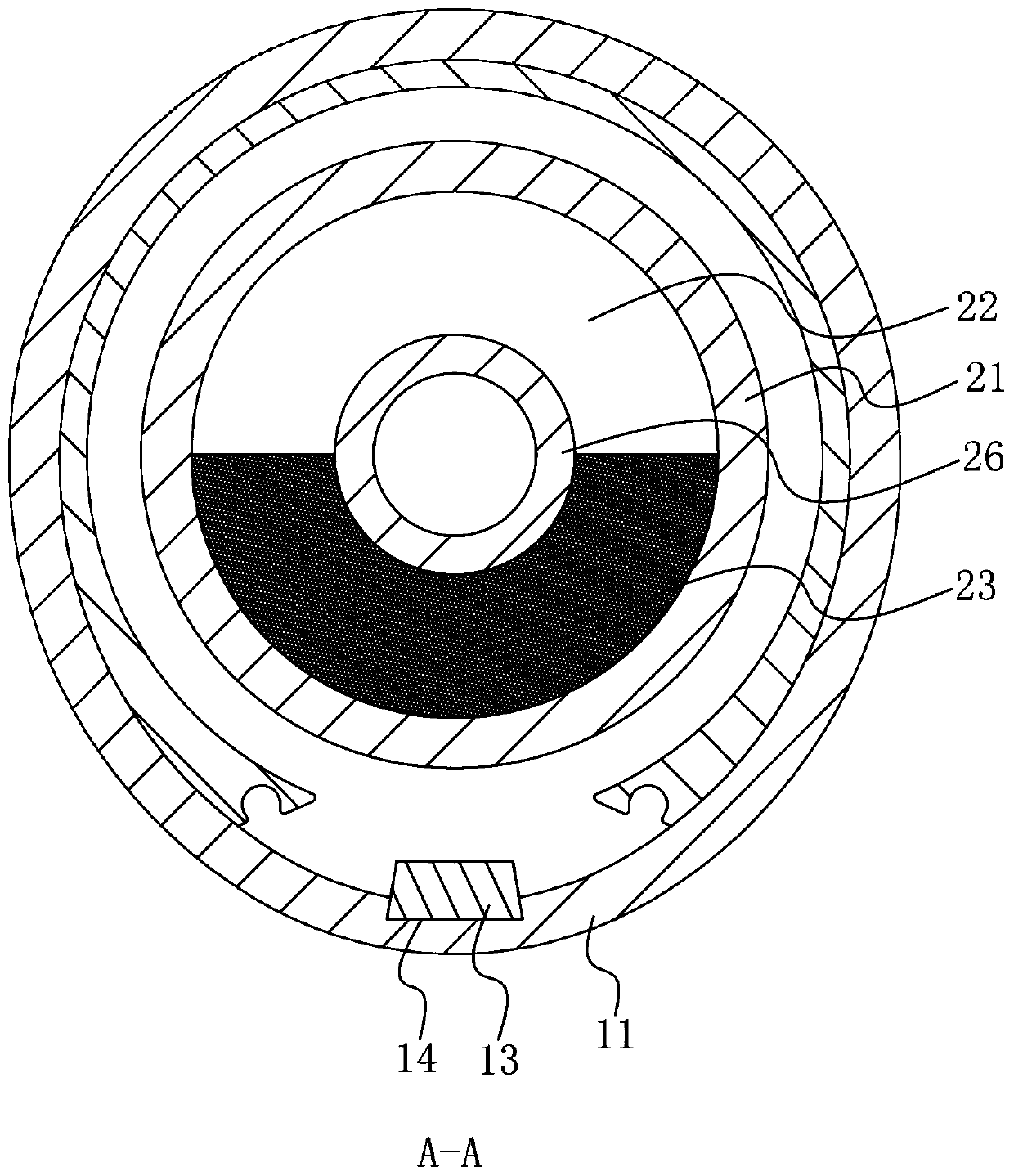 Magnetic speed reducing structure and sunshade curtain