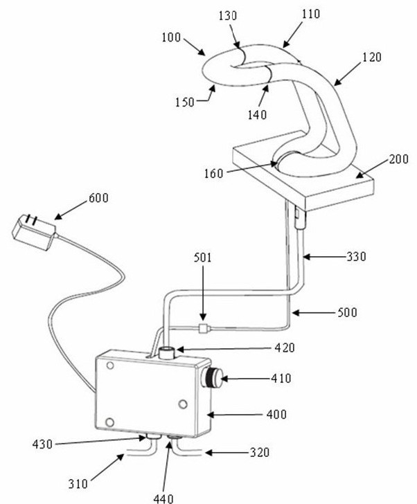 Human body inductive touch control water discharge device and control method thereof