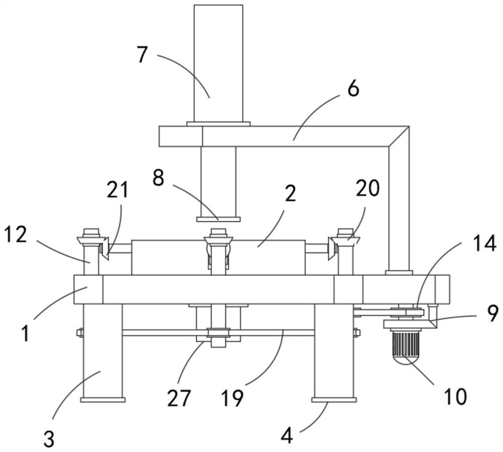 Die and method for forming thin-walled cylinder-shaped part into rectangular part