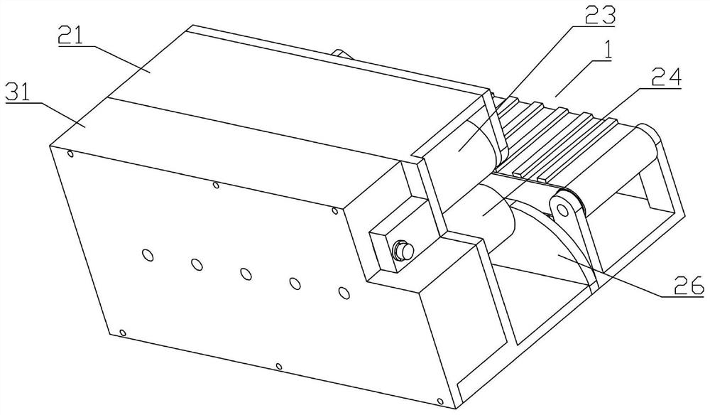 Detection device for cigarette packaging box ink printed matter