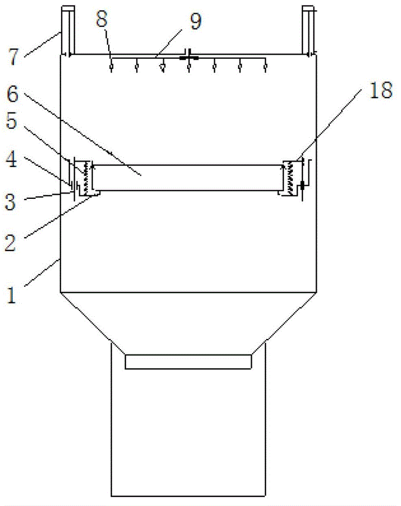 Fully sealed airflow splitting and automatic feeding integrated device