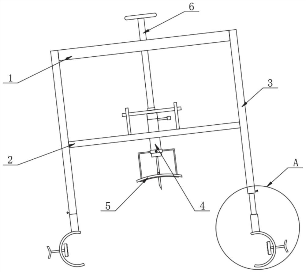 A thoracentesis guiding and positioning device for respiratory department