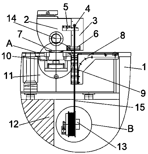 An embedded mobile station cable steering mechanism