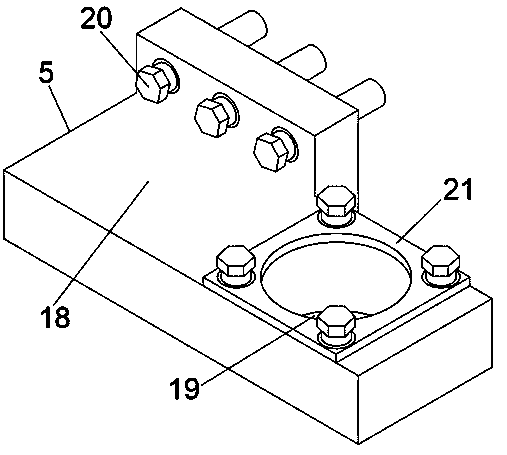 An embedded mobile station cable steering mechanism