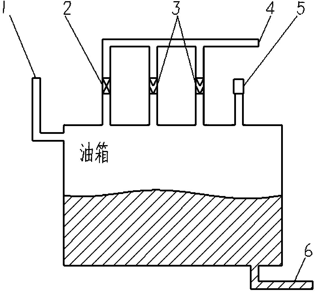 Pressure-maintaining oil tank of aircraft