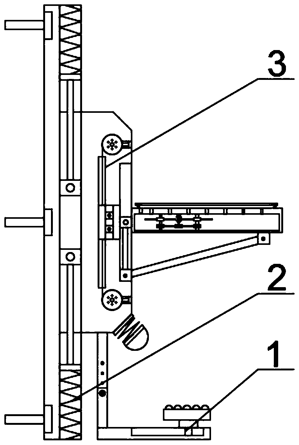 Wall-mounted multifunctional computer desk device