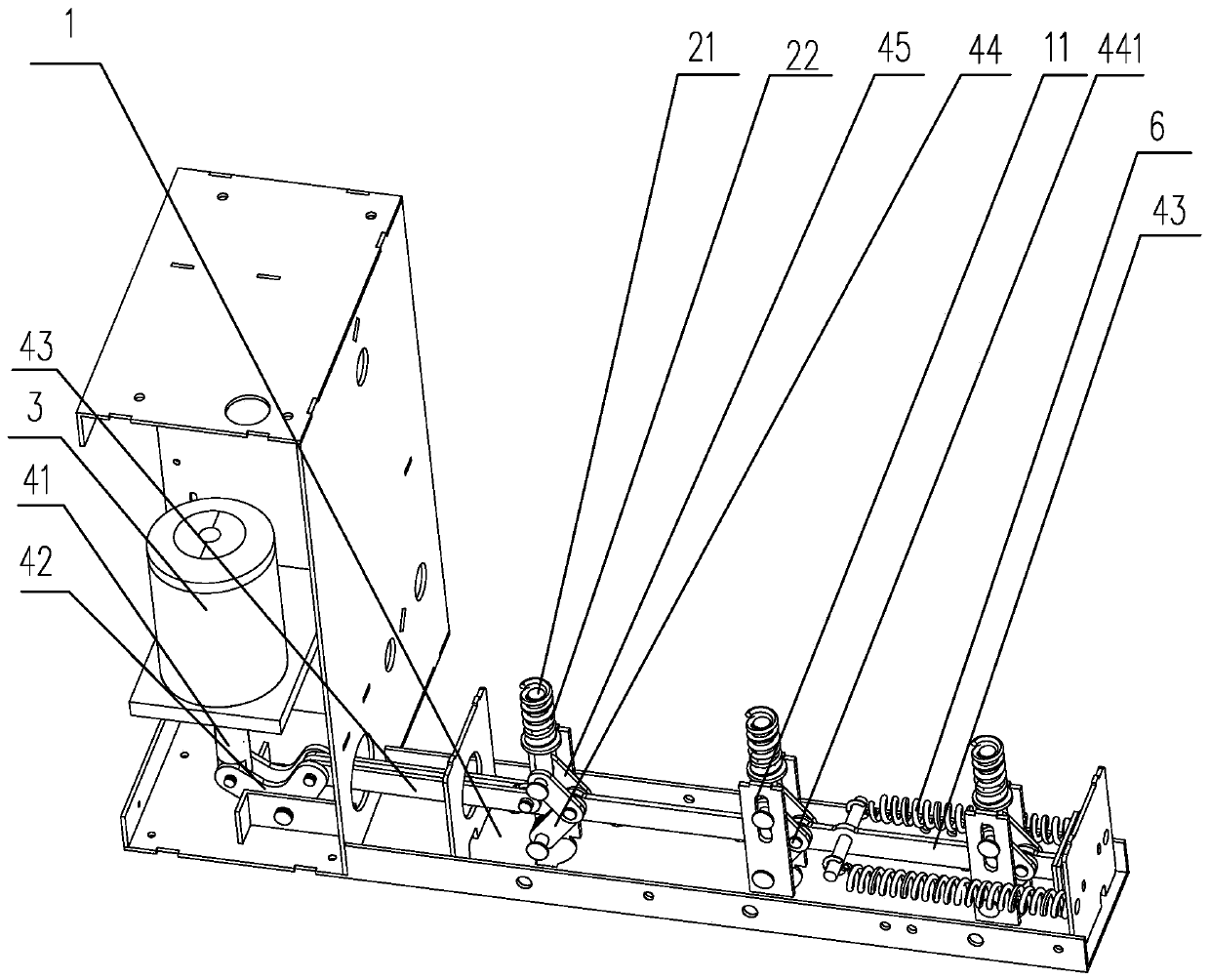 Vacuum circuit breaker force reducing device