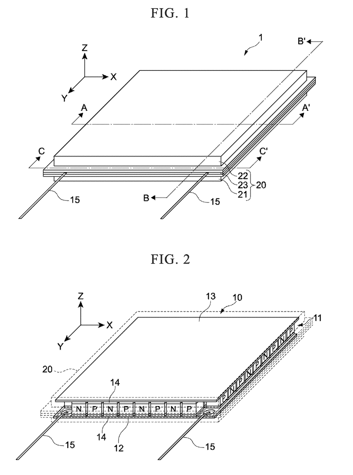 Thermoelectric conversion module package