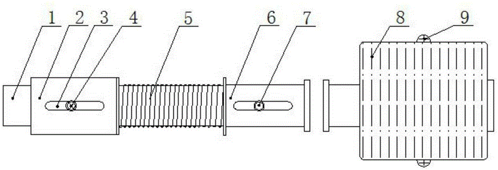 Remote control electromagnetic locking piece for box-type substation