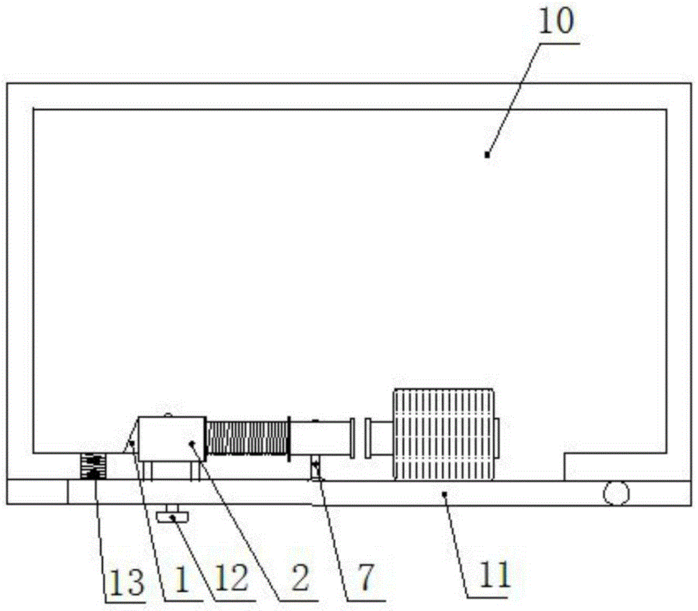 Remote control electromagnetic locking piece for box-type substation