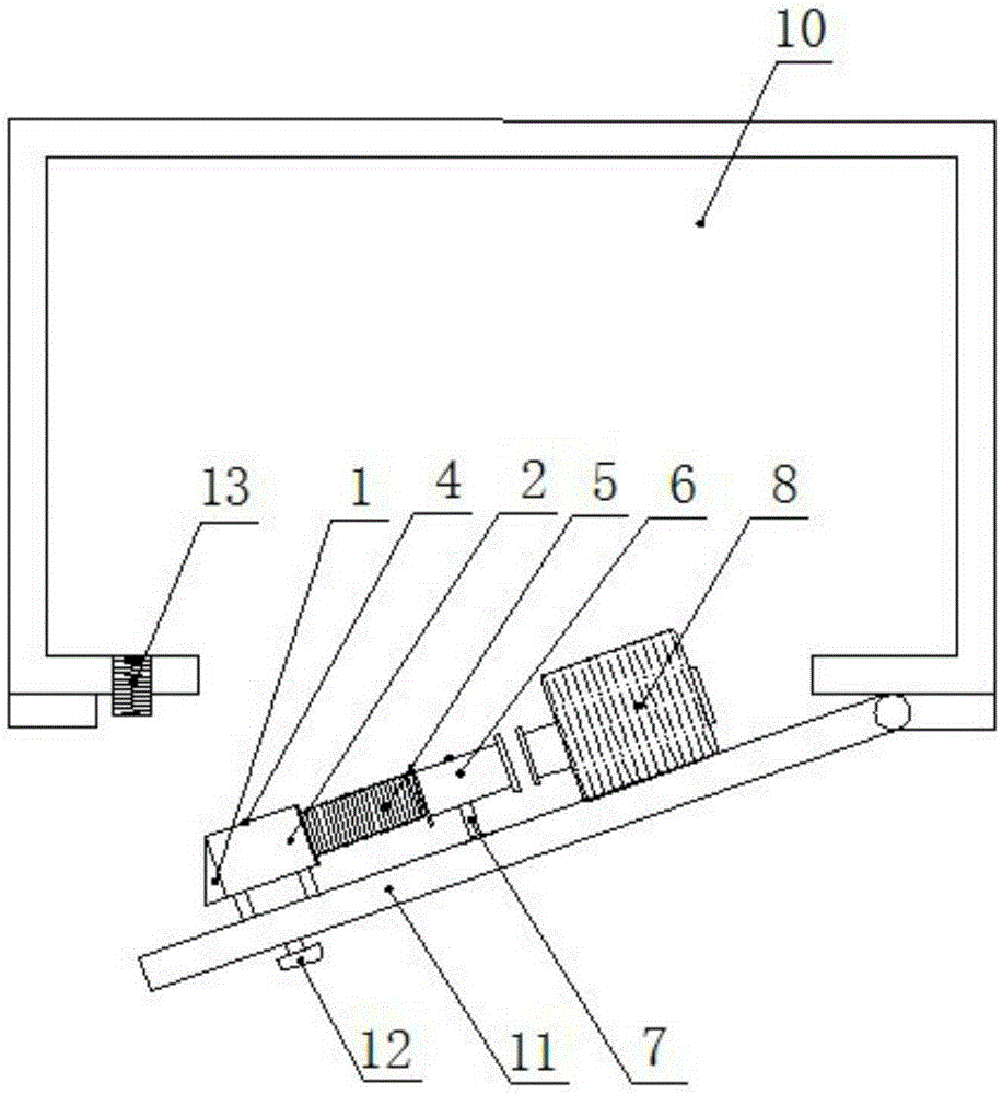 Remote control electromagnetic locking piece for box-type substation