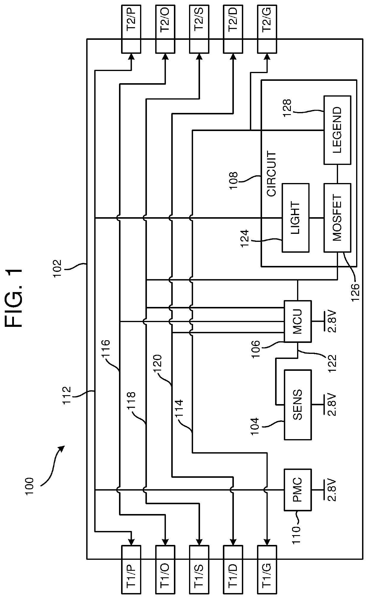 Circuit board with sensor controlled lights and end-to-end connection