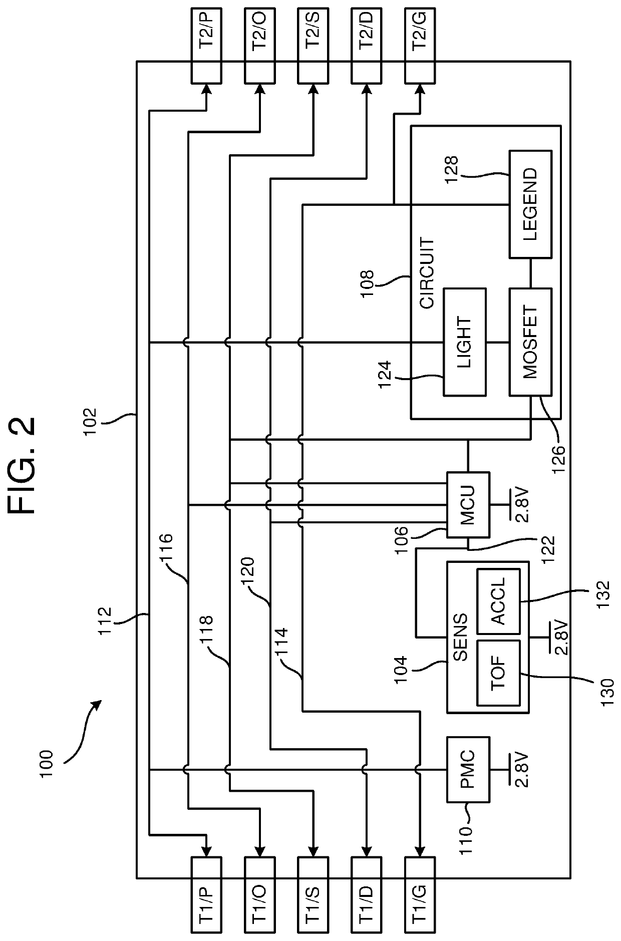 Circuit board with sensor controlled lights and end-to-end connection