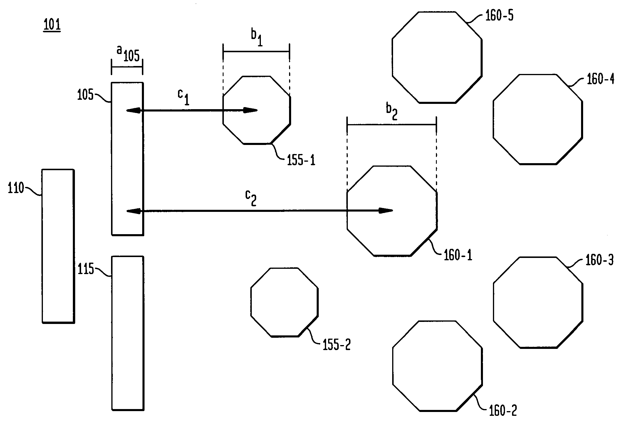 Structure and method for placement, sizing and shaping of dummy structures