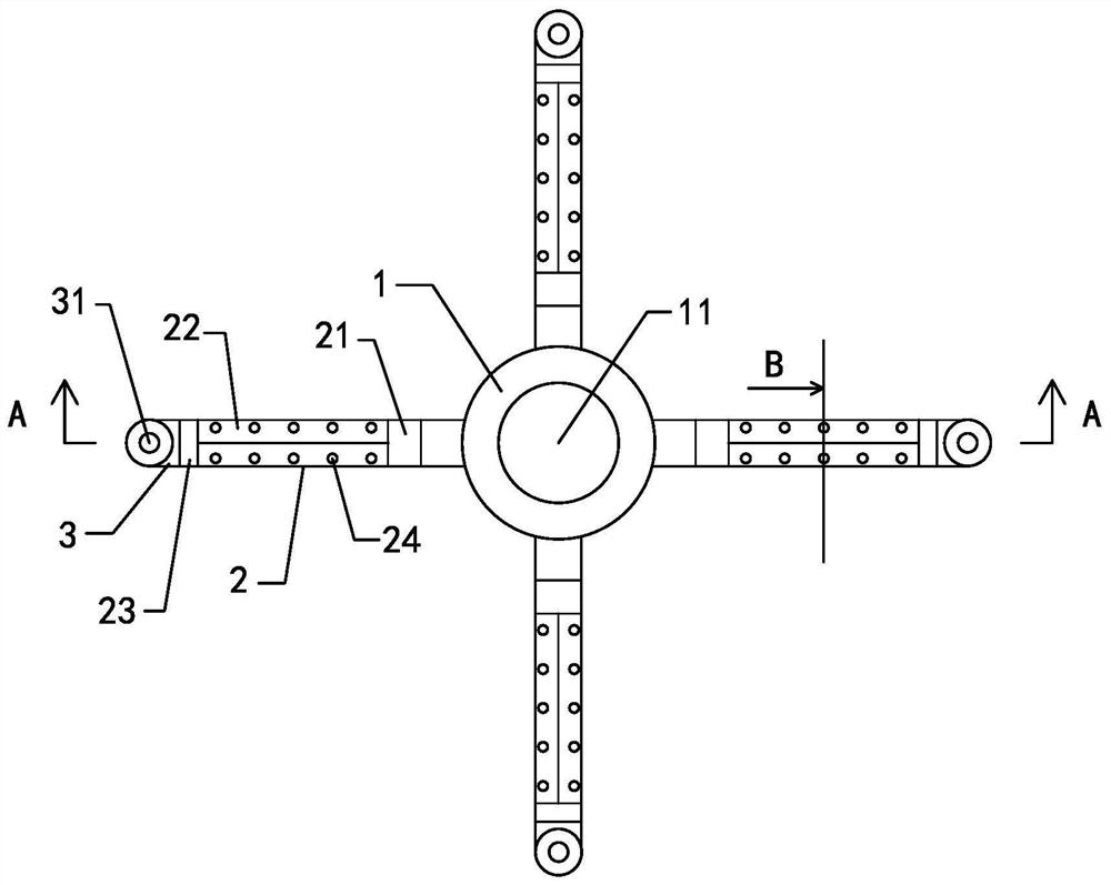 An electric soil heavy metal removal device