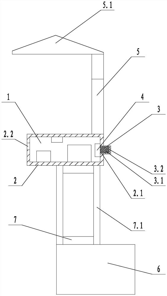 Insulation protection device for hot-line work robot in high-temperature and high-humidity environment