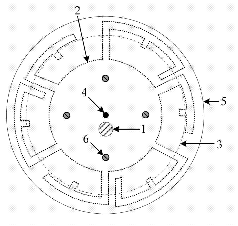 Compact type plane dual-band omnidirectional circularly polarized antenna