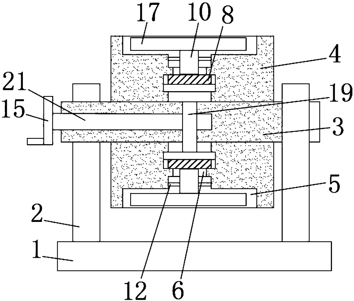 Spinning roller frame device