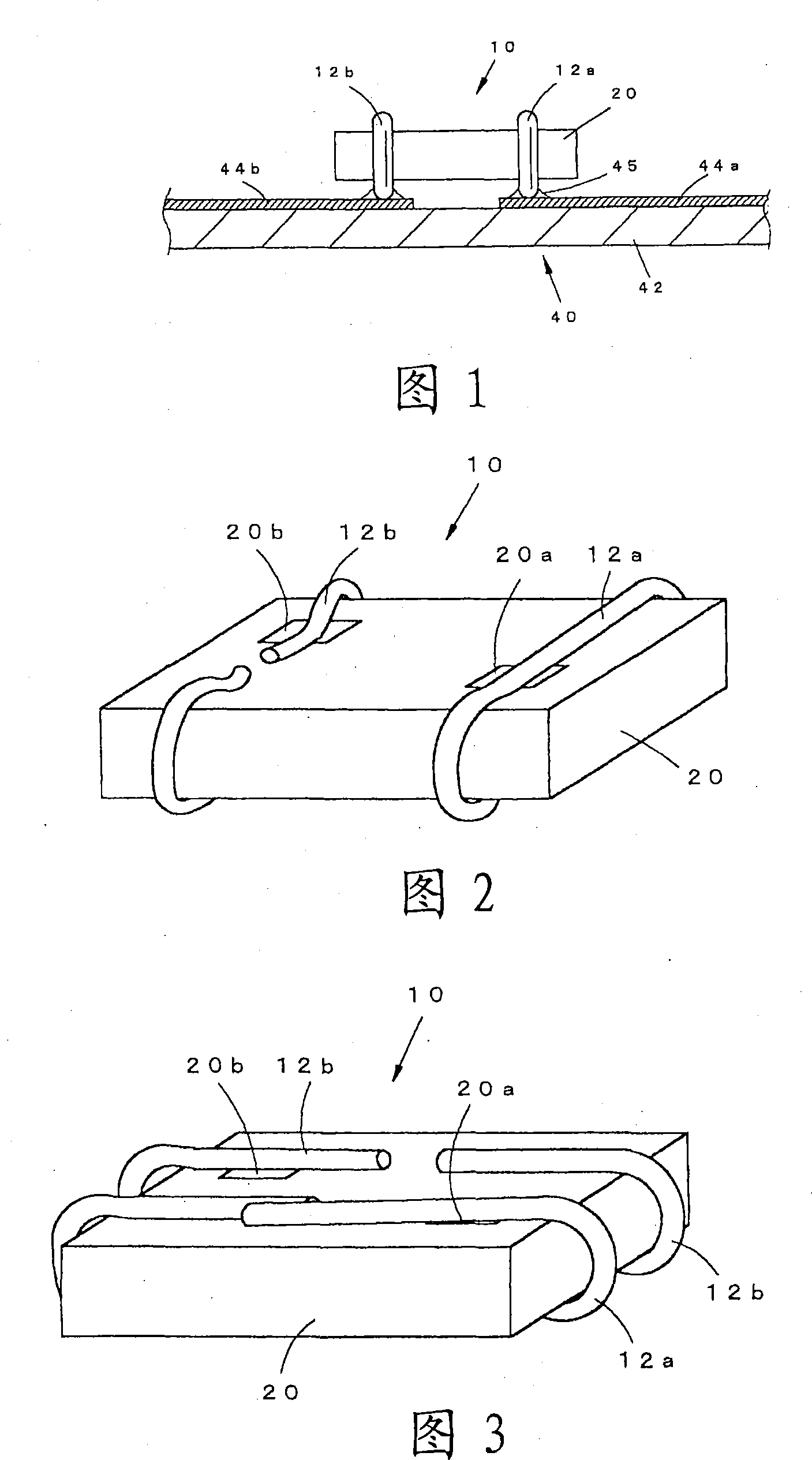 IC label mounting structure and IC chip for installation