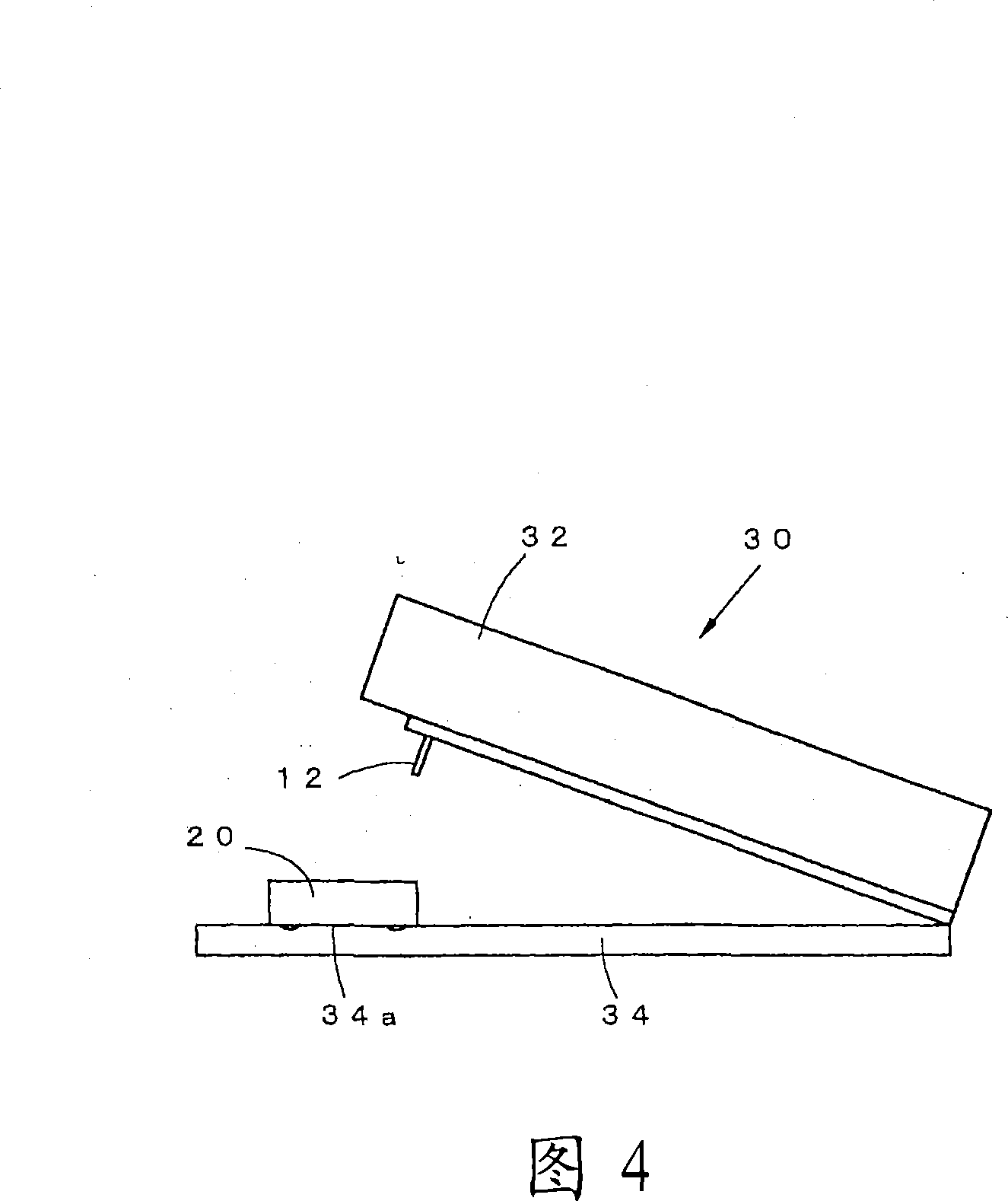 IC label mounting structure and IC chip for installation