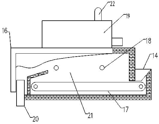 High-temperature and high-pressure hot blast stove mixing coal with gas