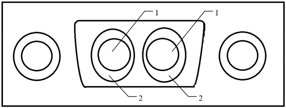 PCB package library structure and packaging method