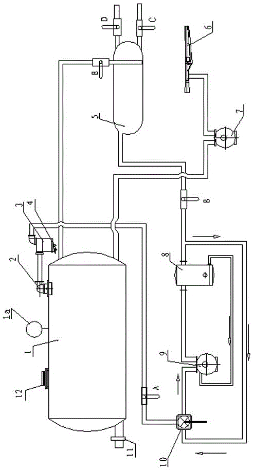 New biogas slurry and residue pumping and discharging vehicle