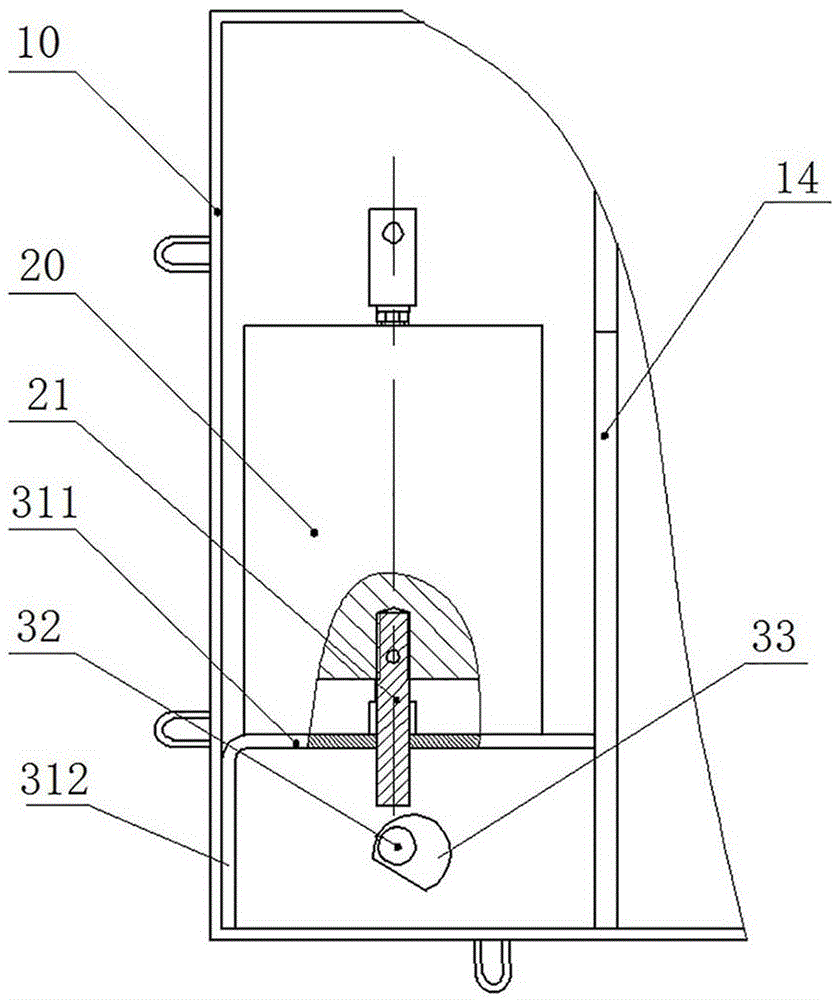 Permanent magnetic mechanism manual brake separating device and circuit breaker using same