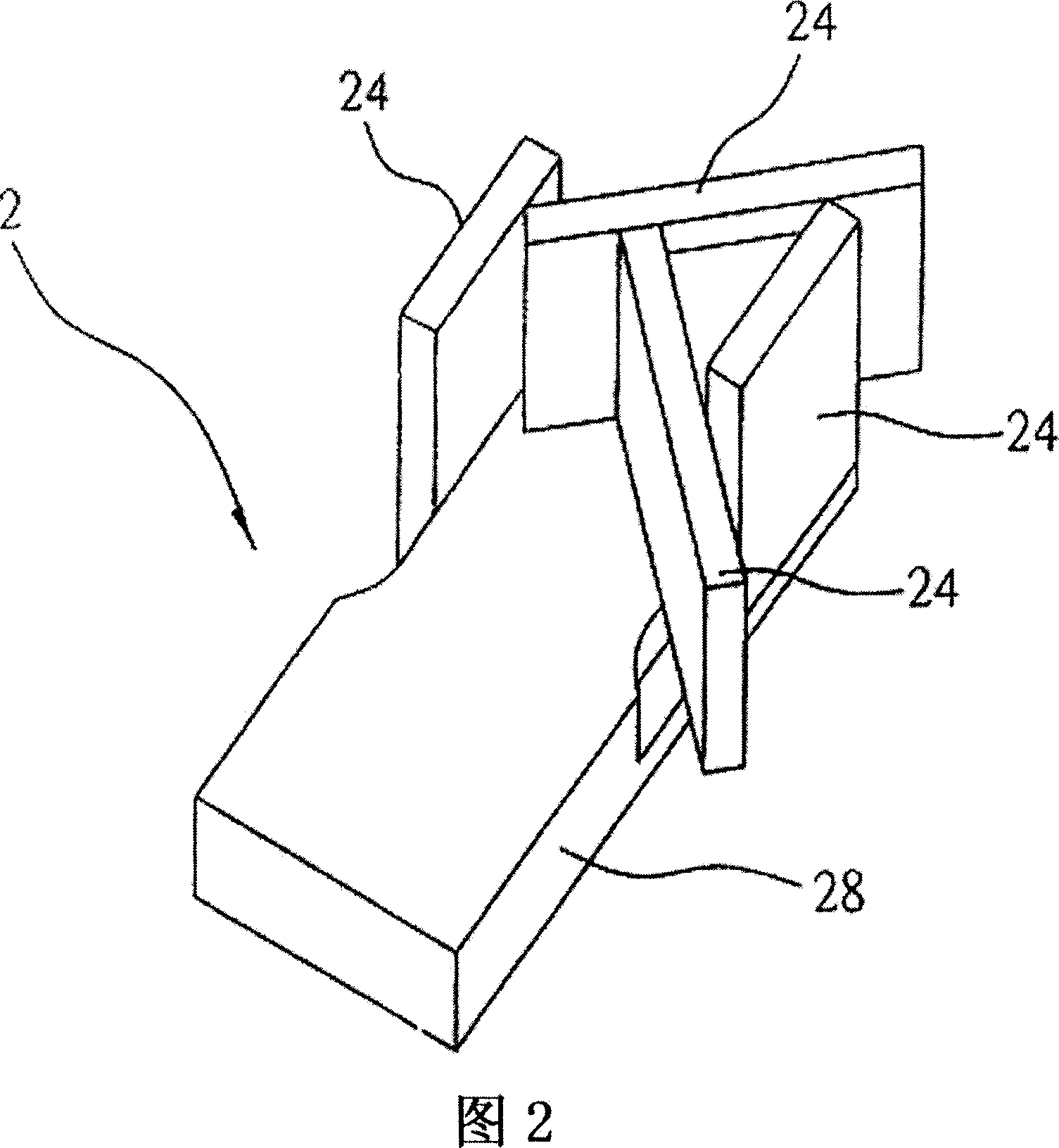 Bidirectional optical receiving-transmitting secondary module