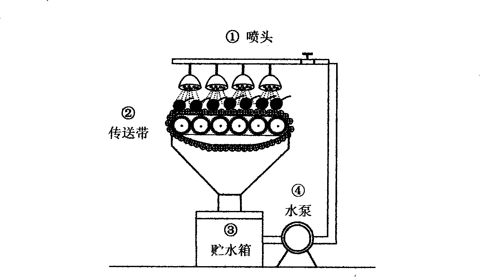 Thermal treatment method for picked cluke cherry