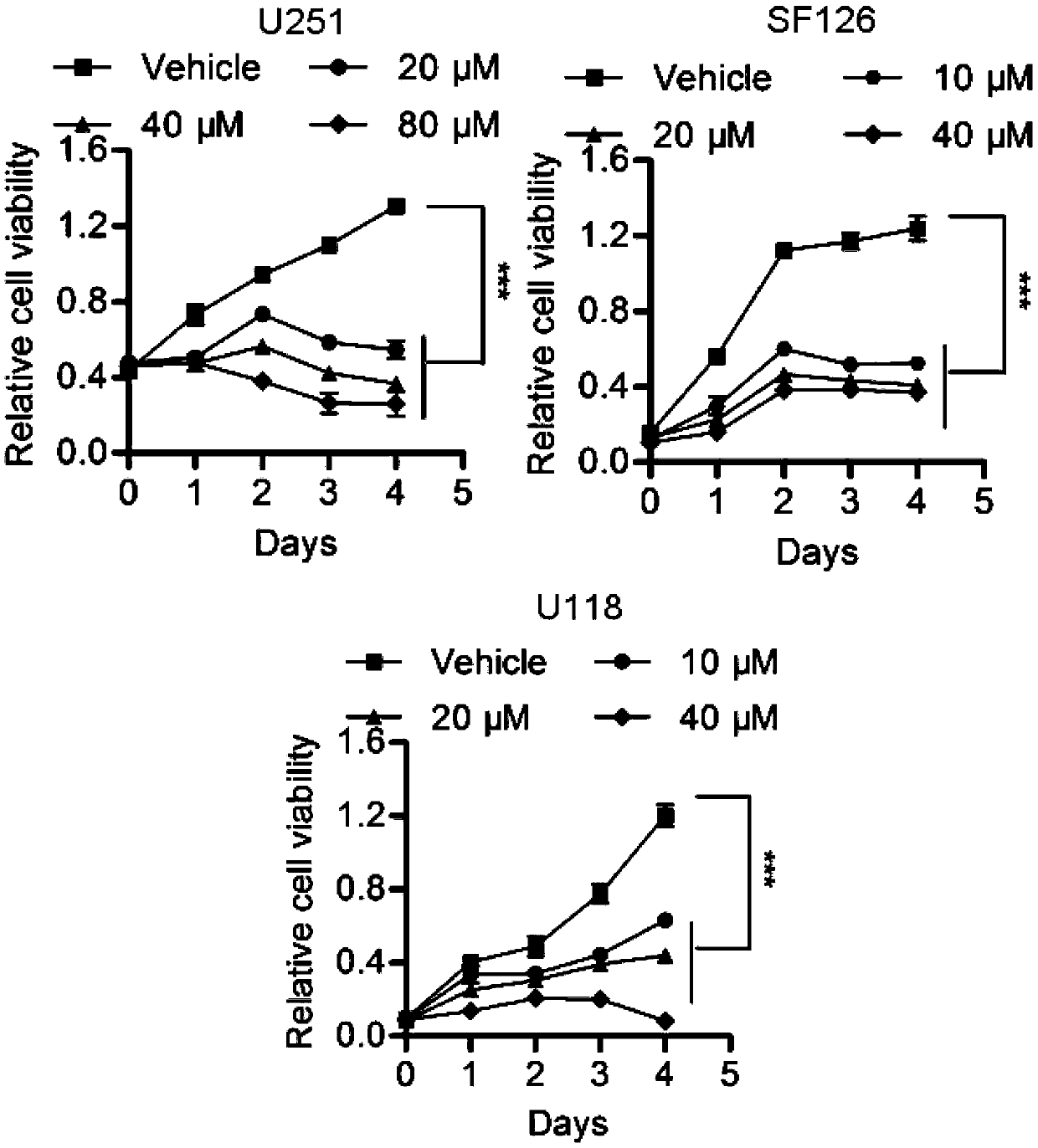 Application of ciclopirox olamine in preparation of medicine for treating tumor, composition medicine with ciclopirox olamine and application