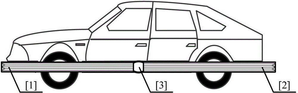 Multifunctional retractable type vehicle-mounted shield