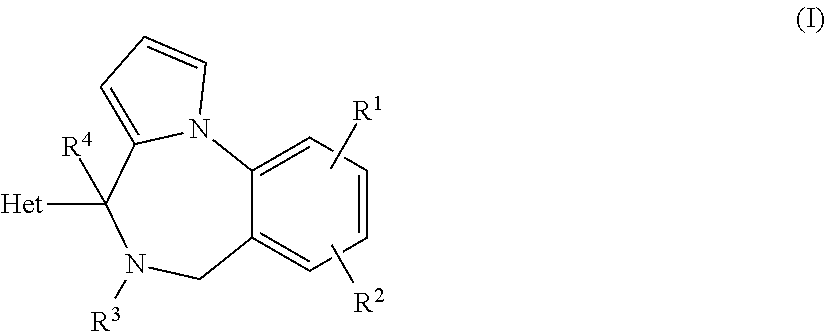 Antifungal 5,6-dihydro-4<i>H</i>-pyrrolo[1,2-<i>a</i>][1,4]benzo-diazepines and 6<i>H</i>-pyrrolo[1,2-<i>a</i>][1,4]benzodiazepines substituted with heterocyclic derivatives