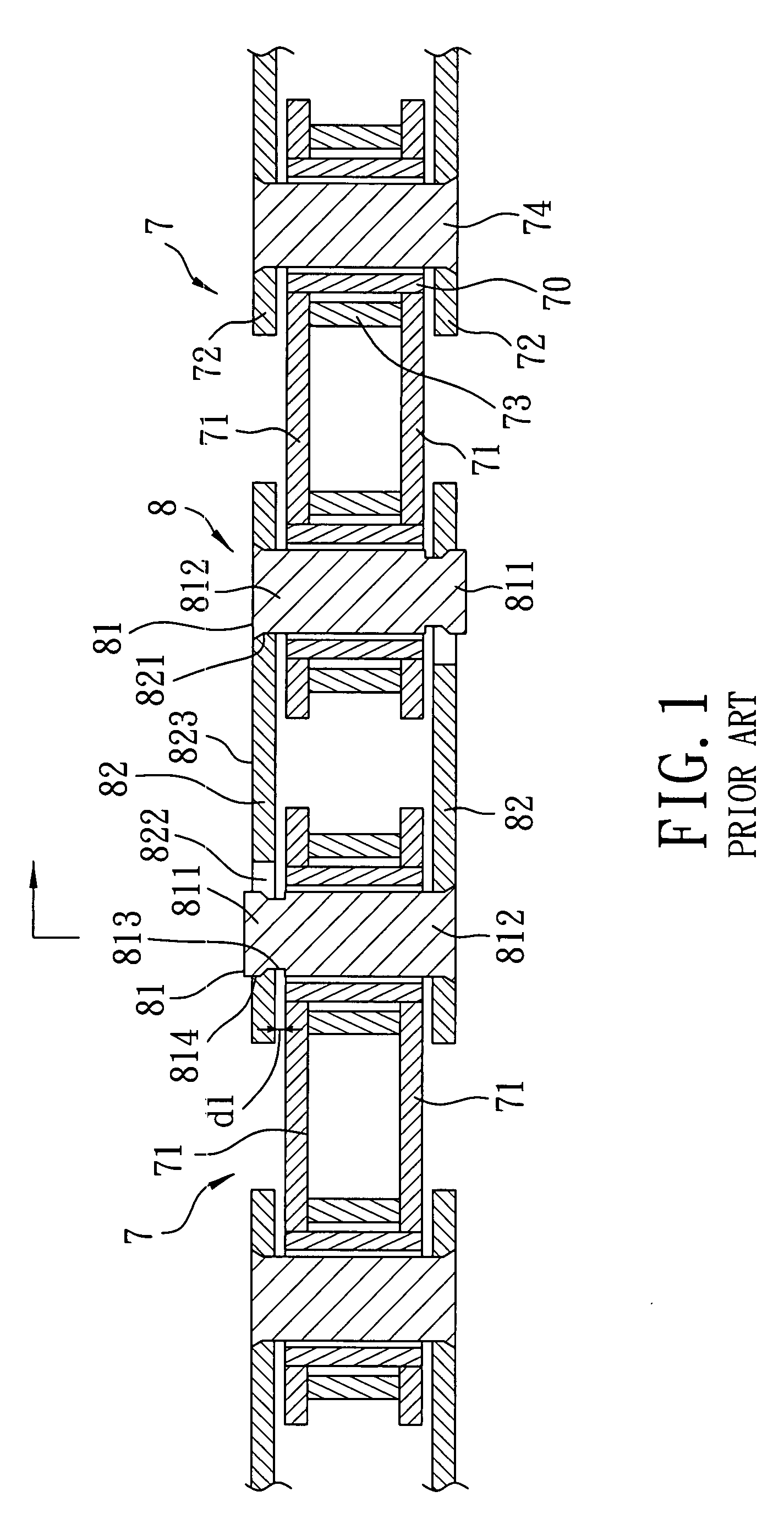 Chain plate with wings