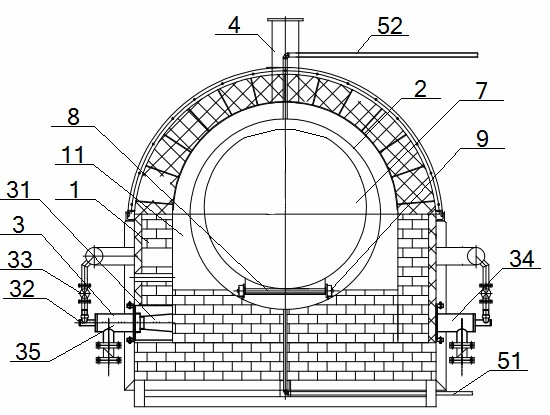 Efficient selectable pyrolysis system and using method thereof