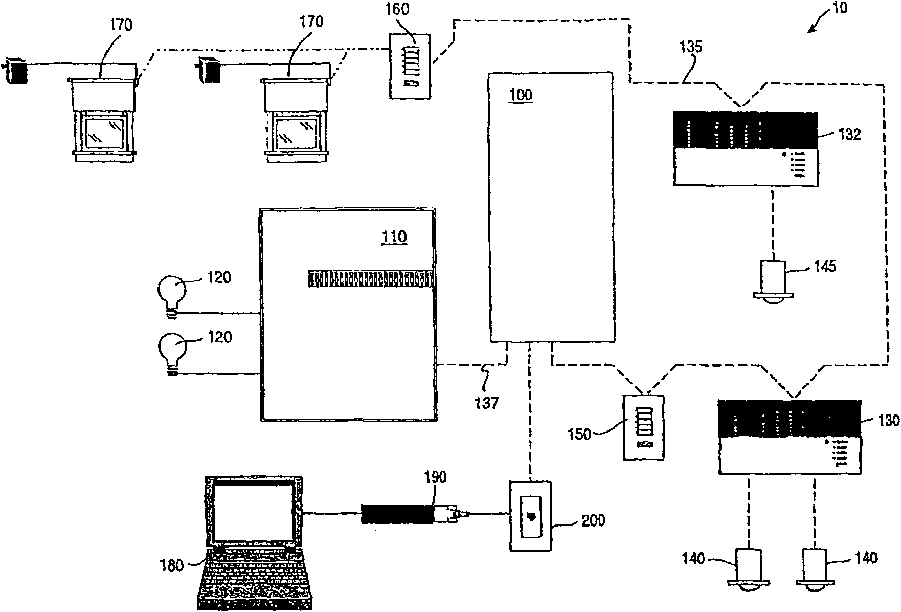 Electrically controllable window treatment system to control sun glare in a space