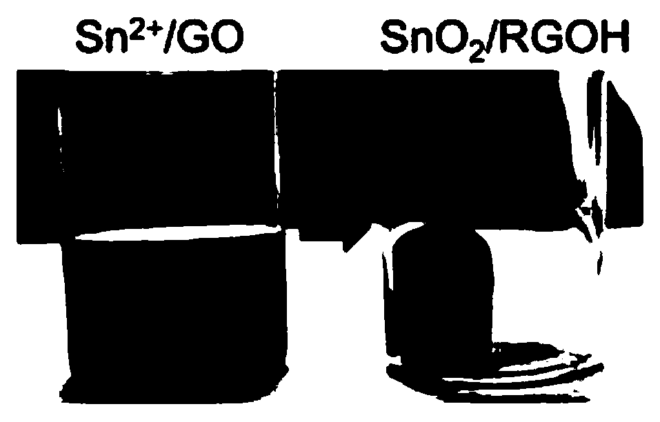 Tin oxide modified sensor, preparation method thereof and application thereof in nitrogen oxide gas-sensitive detection