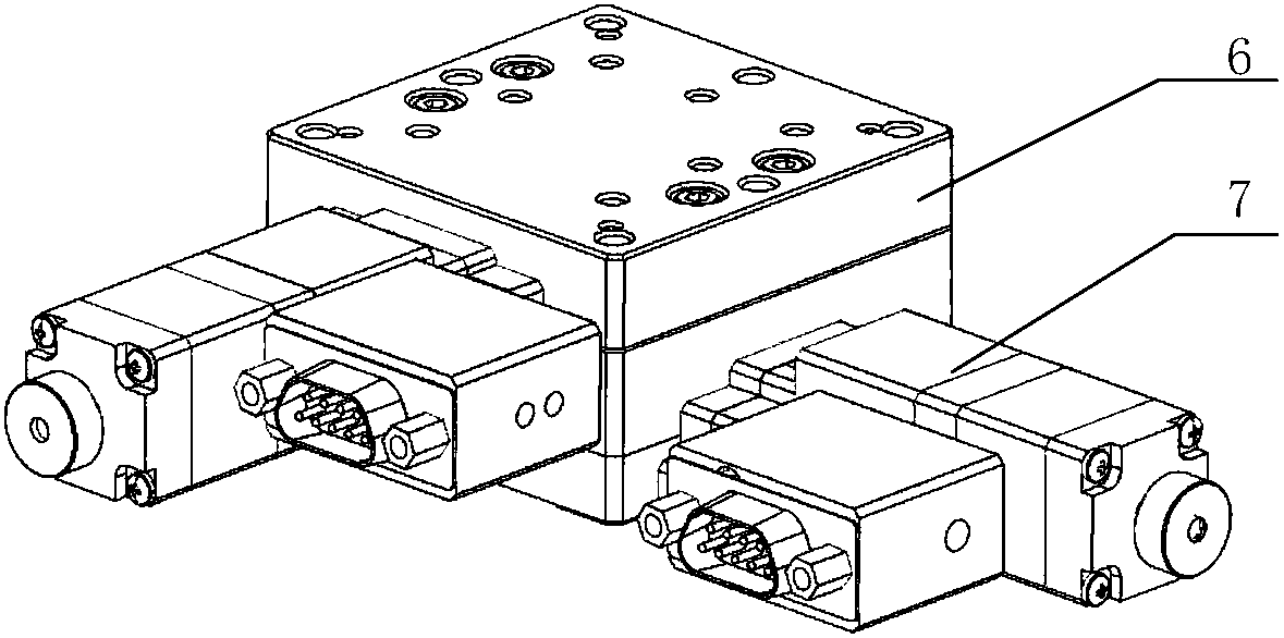 All-electric digitization two-freedom-degree force control grinding head device