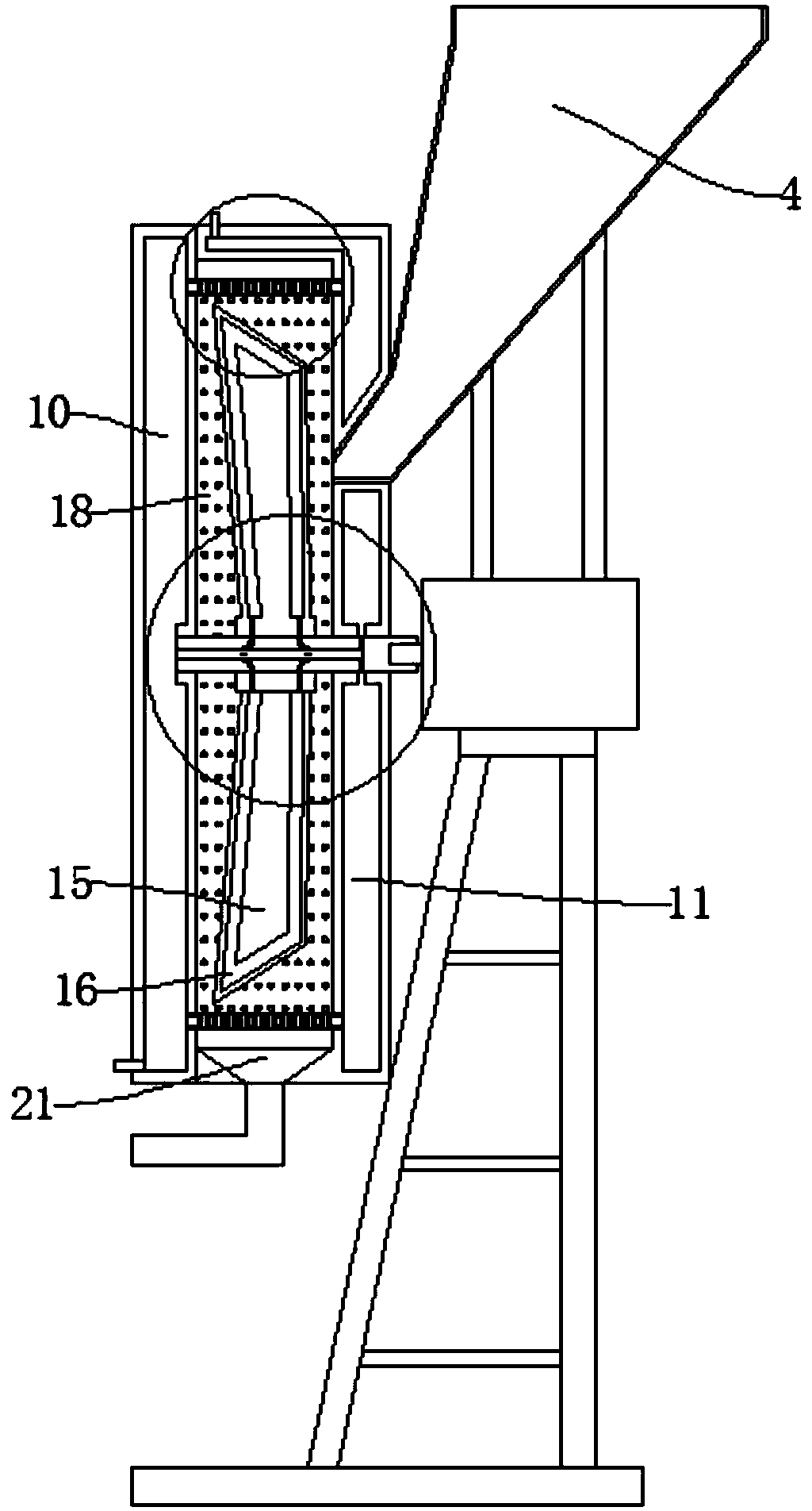 Water-cooled pulverizer for processing raw materials for food production