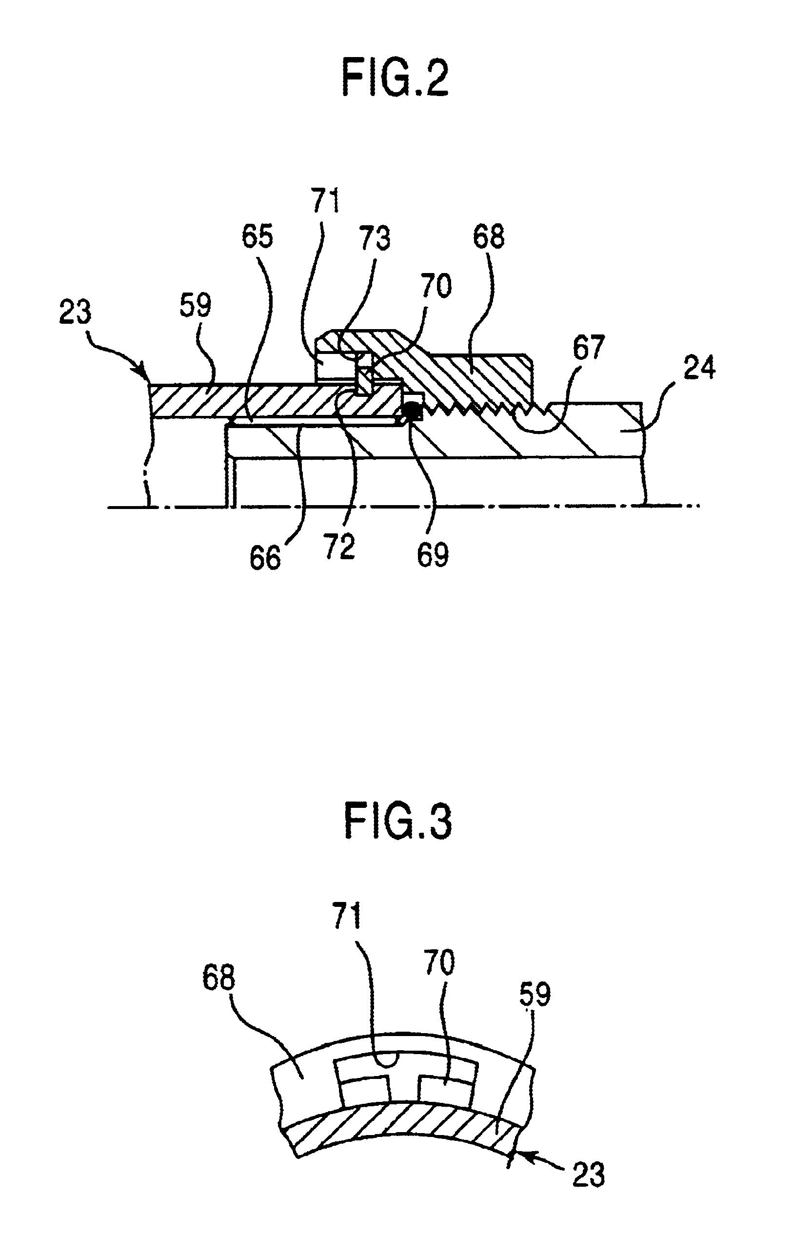 Drive wheel bearing assembly