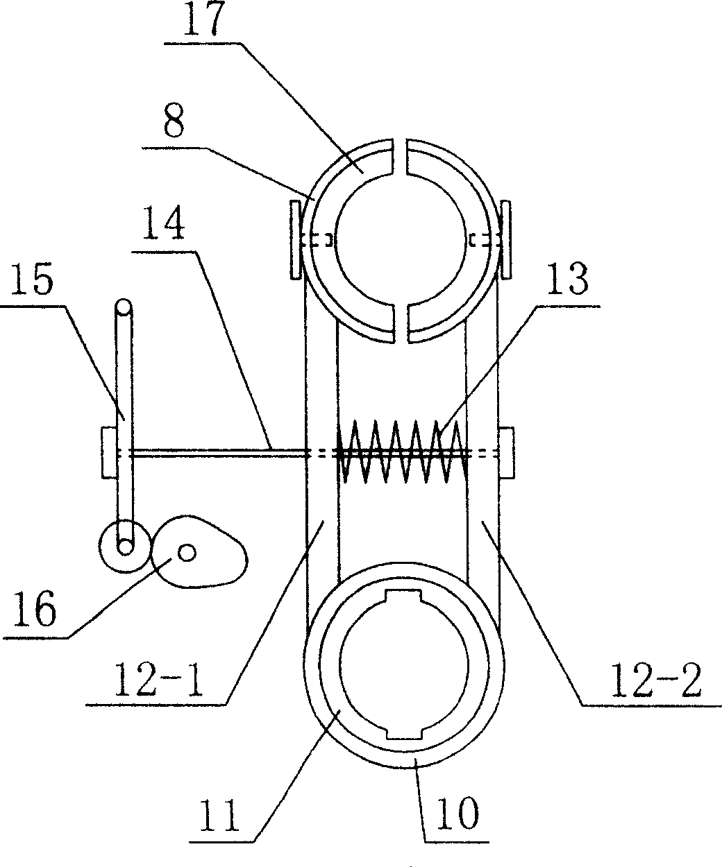 Automatic reforming device for fireworks cylinder