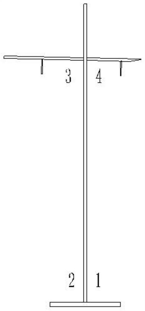 A method for manufacturing a main girder with a hanging point pierced through an I-shaped weather-resistant steel side