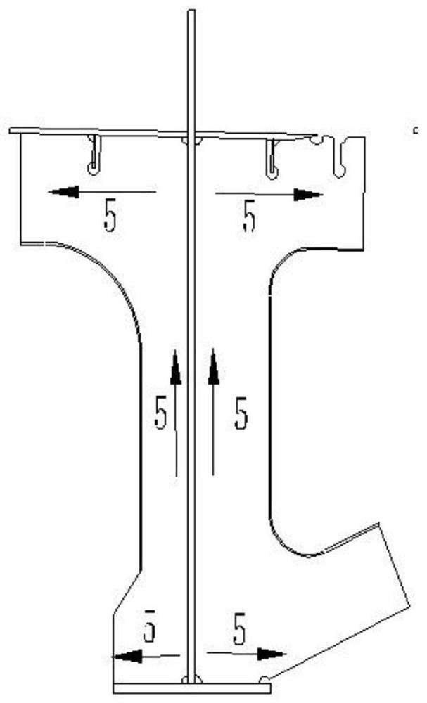 A method for manufacturing a main girder with a hanging point pierced through an I-shaped weather-resistant steel side