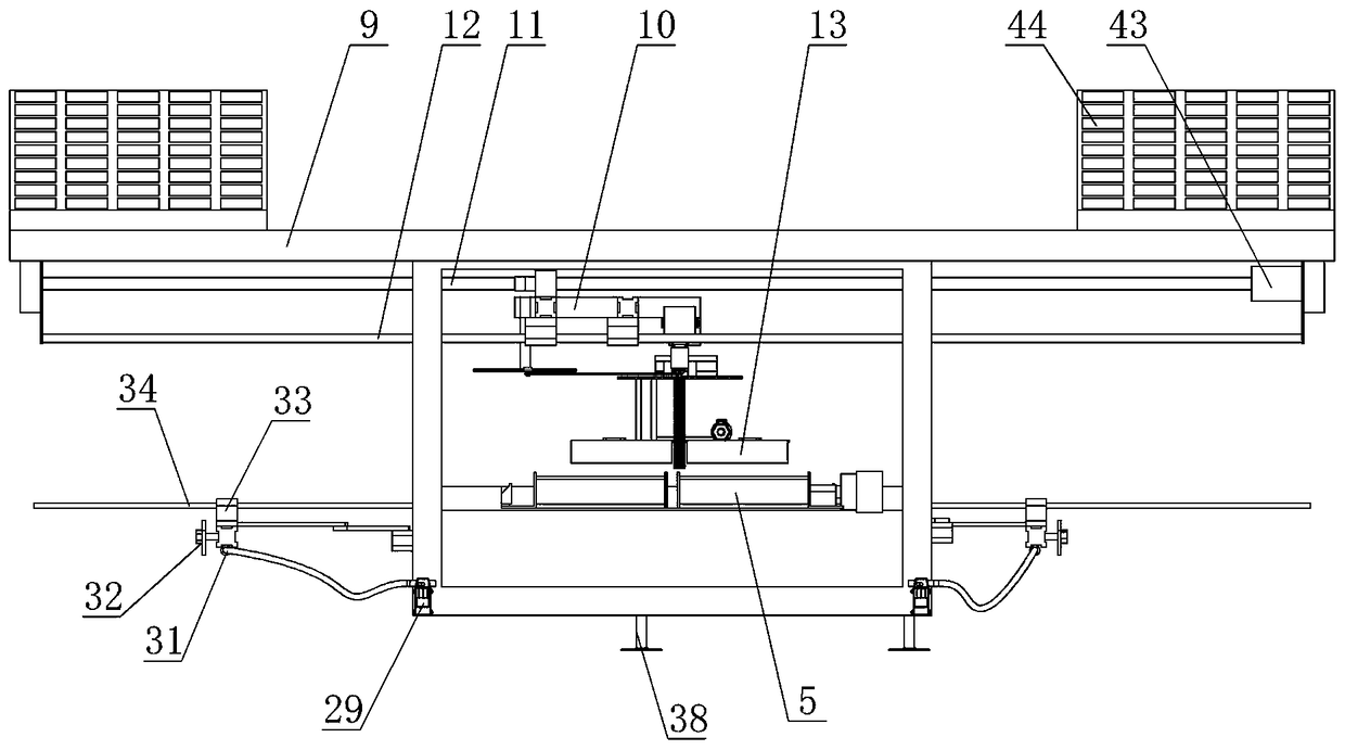 Small automatic wall building machine