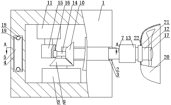 Propelling device of underwater detection robot