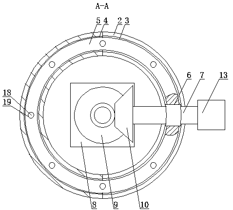 Propelling device of underwater detection robot