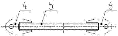 Novel main chord structure of cargo boom of cantilever tower crane